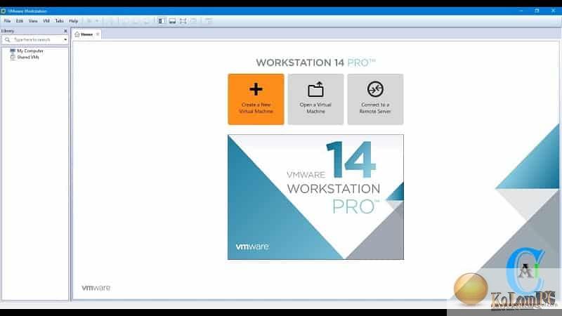 VMware Workstation Pro main