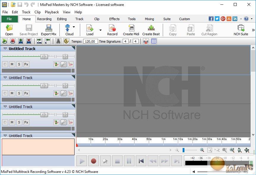 NCH MixPad Masters Edition 10.97 for mac download free