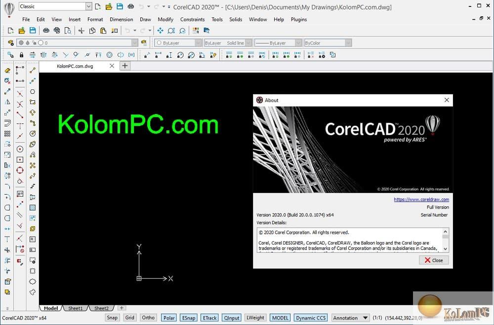 about CorelCAD