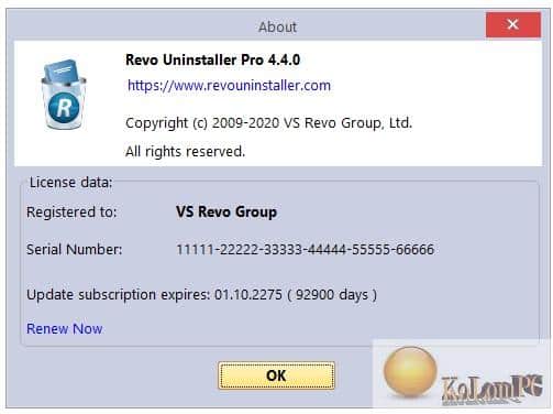 Revo Uninstaller Pro registretion