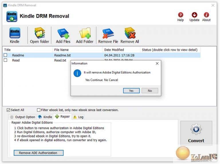azw drm removal software