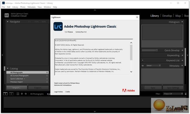 about Lightroom Classic