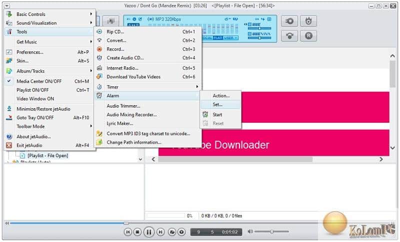 JetAudio Plus tools